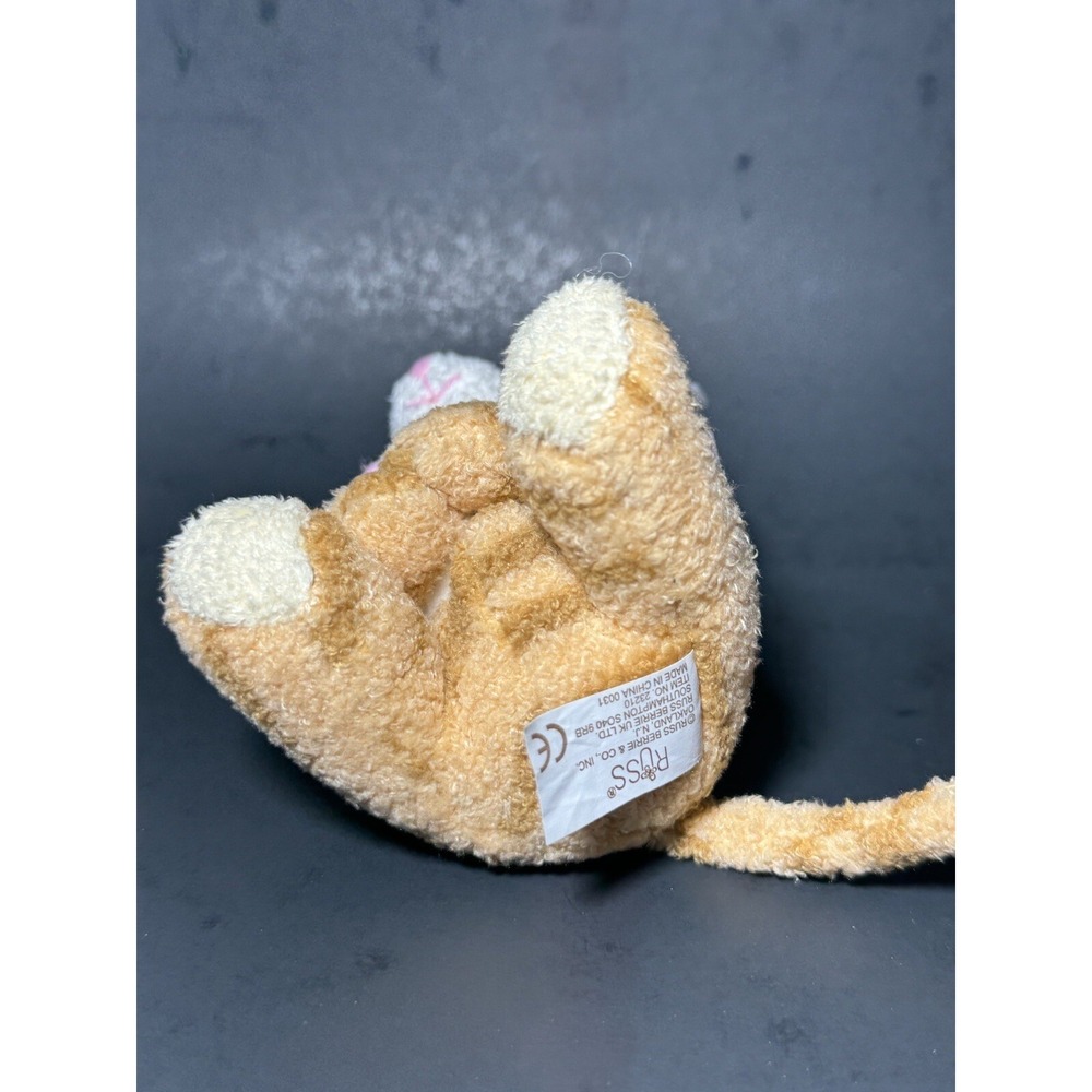 Vintage Russ Luv Pets Mother Tabbies Cat and Baby Bean Bag Plush 4" - Picture 5 of 11
